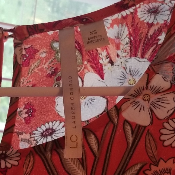 Lauren Conrad Floral Frill Blouse - Picture 3 of 5